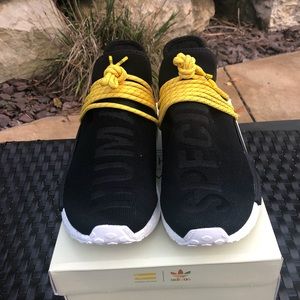 adidas human race black